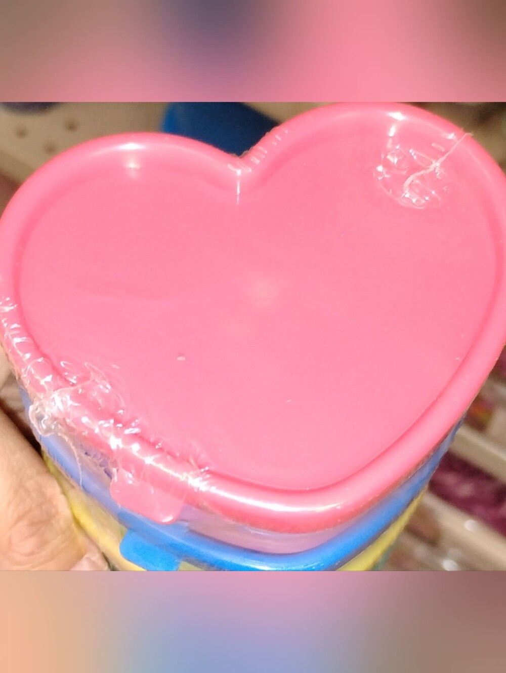 Kids Pastel Heart-Shaped Food Storage Container Set